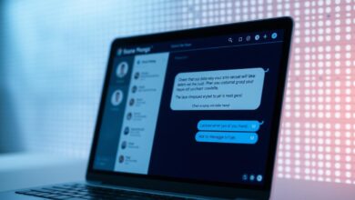 segurança de mensagens online