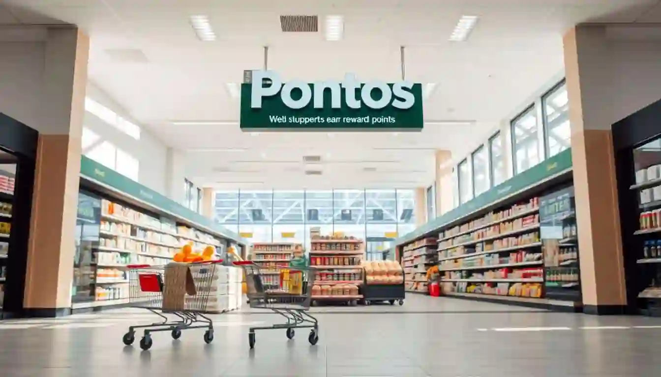 Ganhe descontos com pontos em supermercados