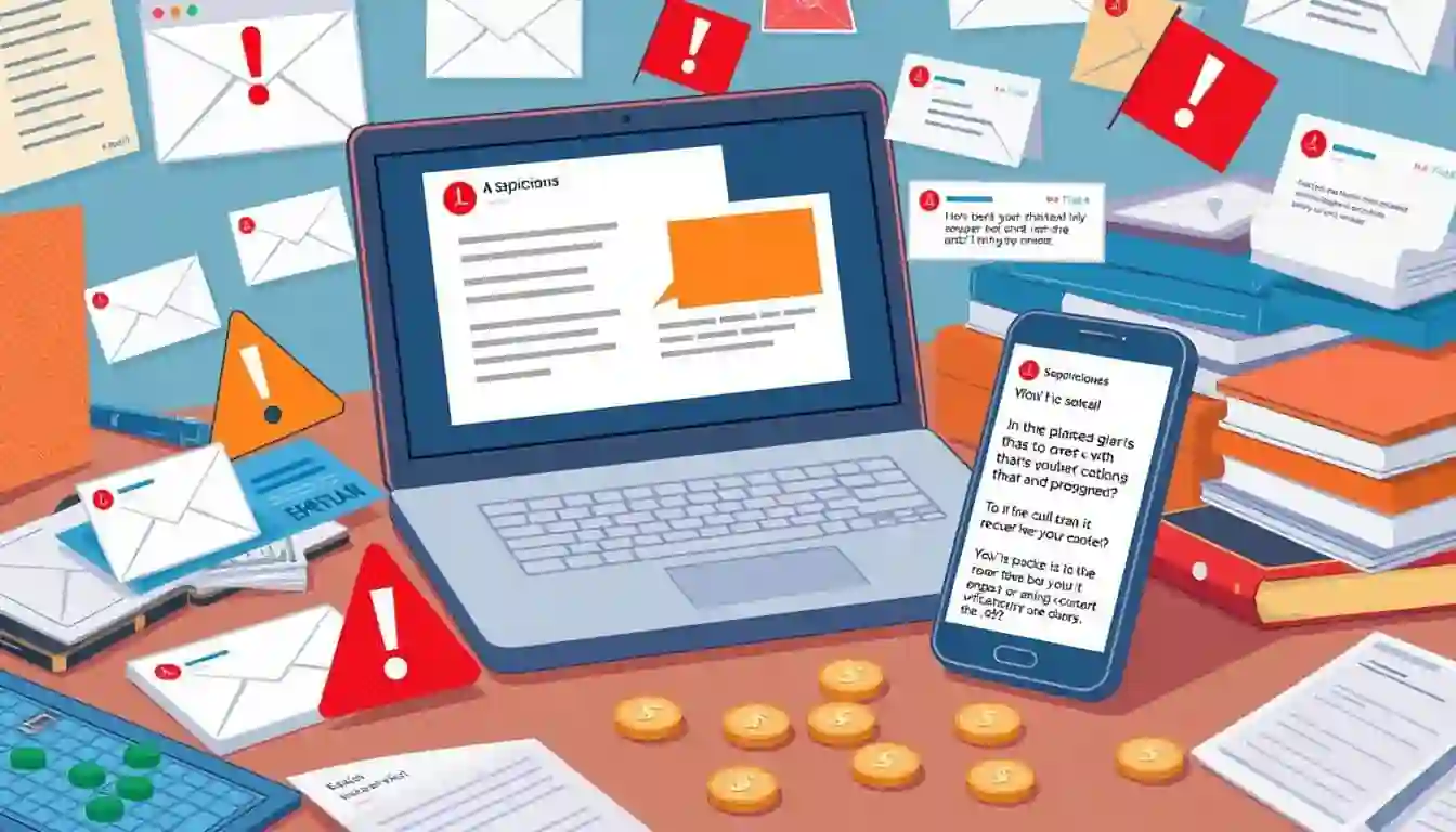 Sinais de Alertas em E-mails e Mensagens de Golpes Financeiros