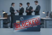 cartão de crédito bloqueado
