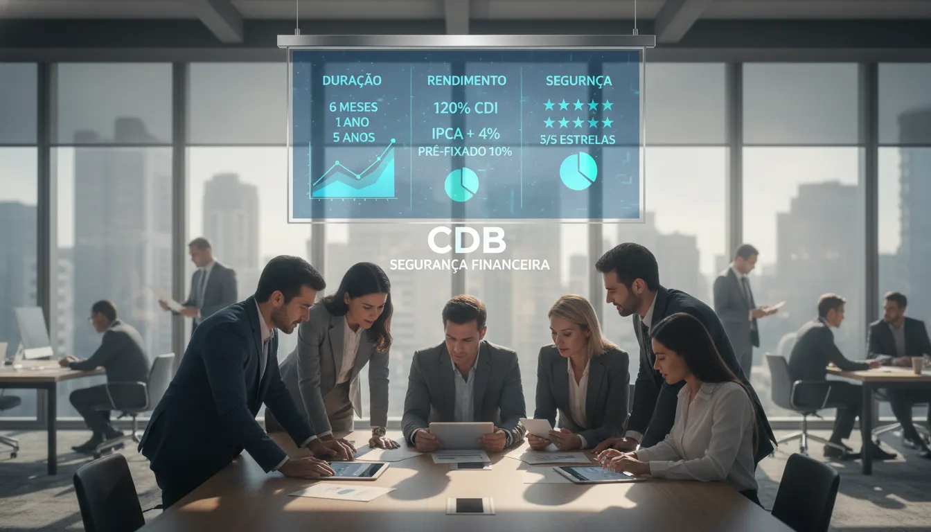 Como comparar CDBs olhando prazo, rendimento e segurança
