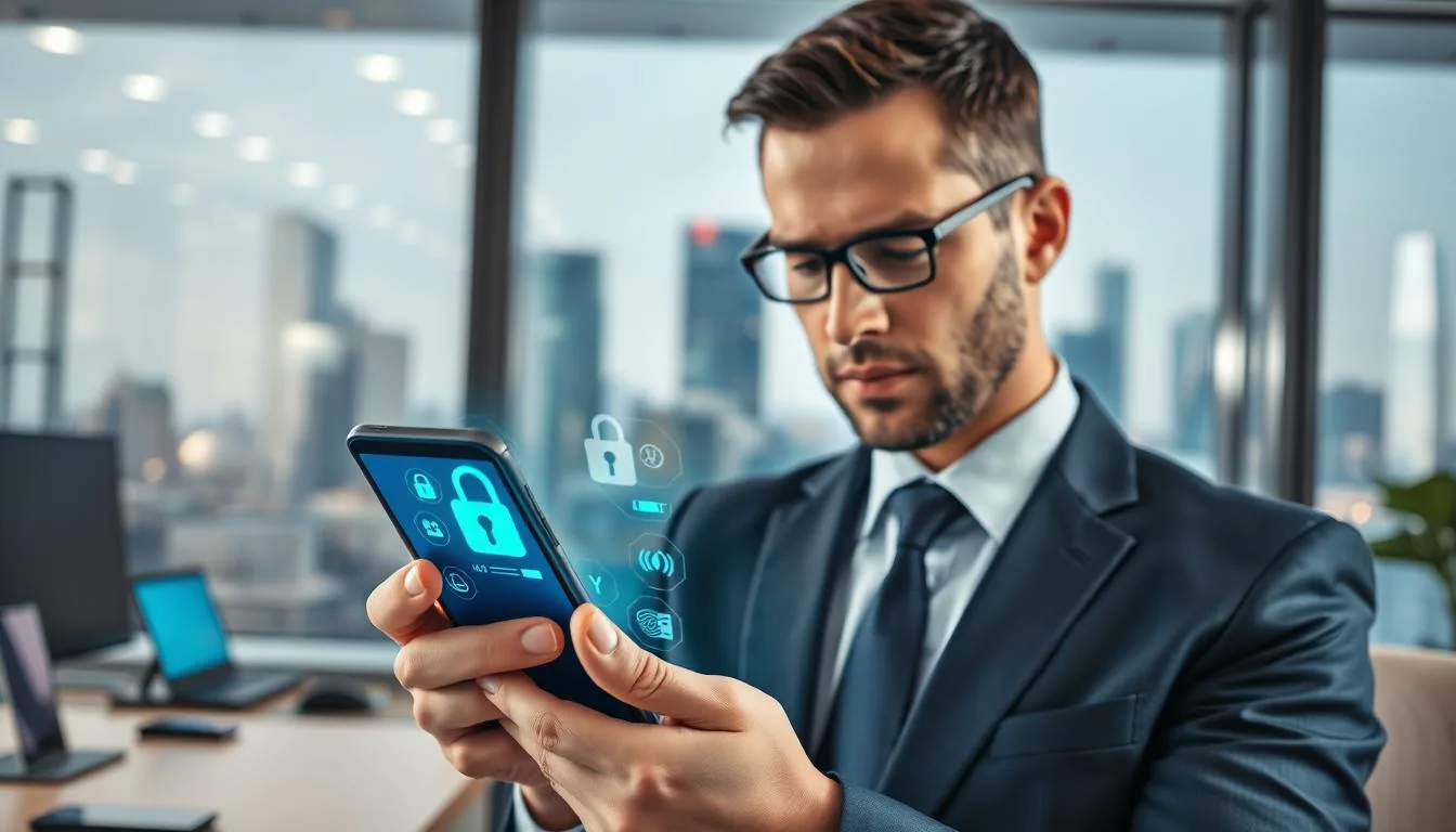 Cuidados ao acessar serviços financeiros no celular